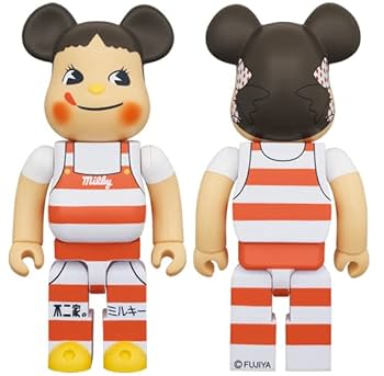 不二家 - 未開封品　ベアブリック　不二家　ヴィンテージ　ぺこちゃん　400% BE@RBRICK SERIES 50